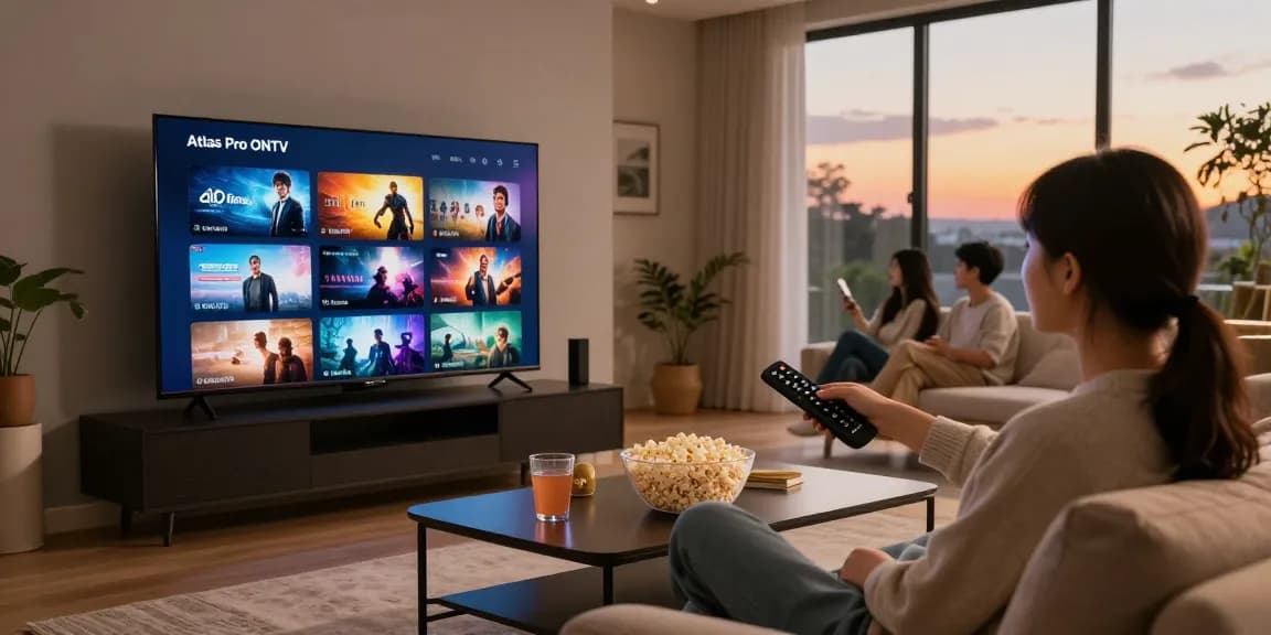 Profitez de l'application Atlas Pro pour un divertissement à domicile avec plus de 12 000 chaînes TV.